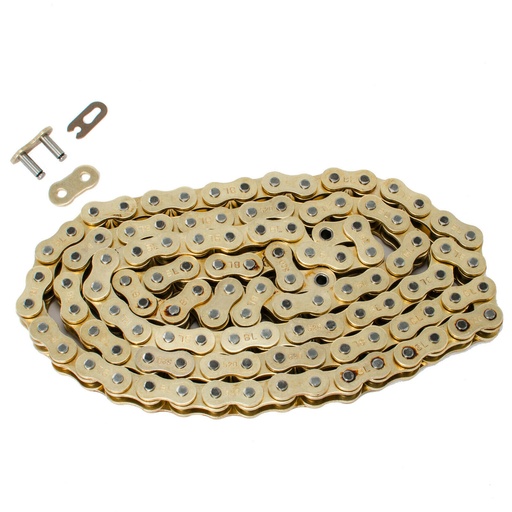 [203-N420-100-GD] 420 Gold Chain For Chinese 110cc 125cc ATV Tao Tao